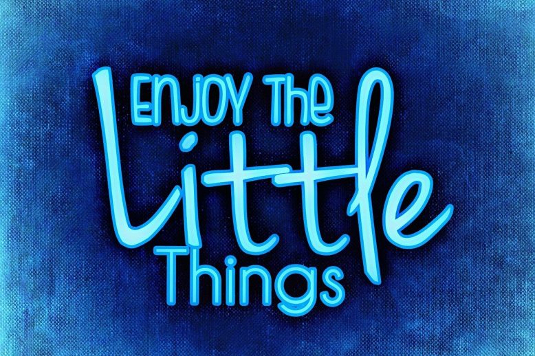 Kleine dingen kunnen een groot verschil maken.