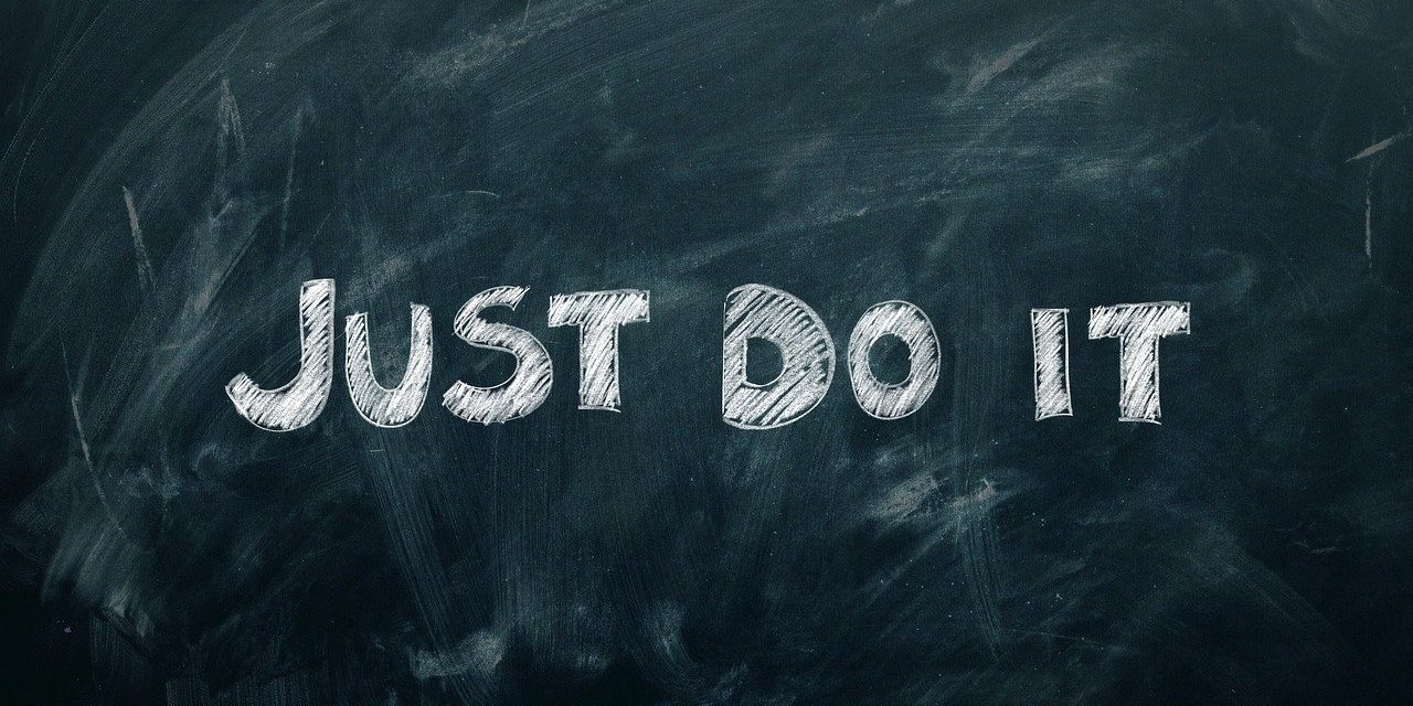 Perfectie proberen te bereiken is een illusie. Het voelt beter om gewoon te doen.